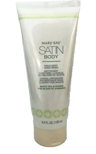 NEW MARY KAY SATIN BODY WHITE TEA & CITRUS - INDULGENT SHEA WASH 6.5 OZ. - Picture 1 of 3