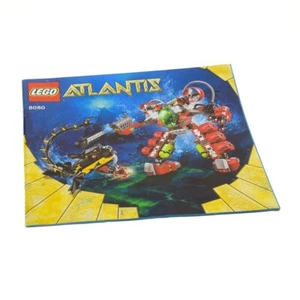 1x Lego Building Booklet Atlantis Underwater Discovery Researchers 8080 - Picture 1 of 1