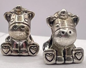 PANDORA Sterling Silver “BRUNO” The Unicorn Charms (9.45g) - Picture 1 of 9