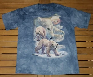 The Mountain Child Youth Med Polar Bear Ice Unisex T-Shirt NH Gift Shop - Picture 1 of 7