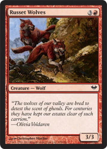 Dark Ascension - Russet Wolves - Foil - Image 1 of 1