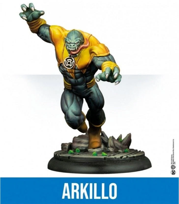 Knight Models DC Universe 35mm Arkilo Sinestro Corps unpainted resin figure - Image 1 of 1