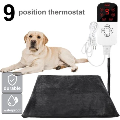 Waterproof Electric Heating Pad Heater Warmer Mat Bed Blanket For Pet Dog Cat - Image 1 of 4