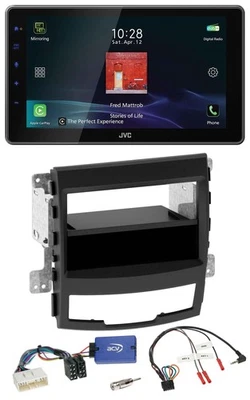 JVC DAB Lenkrad Bluetooth USB Autoradio für SsangYong Korando CK 10-13 Telefonta - Bild 1 von 4