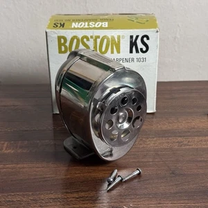 Sacapuntas Boston KS Nº 1031 De Colección Nuevo de Lote Antiguo Sin Usar con Tornillos de Montaje EE. UU. - Imagen 1 de 14