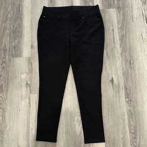 Seven 7 Women’s Tapered Legging Stretch Pants Black Size L - Picture 1 of 6