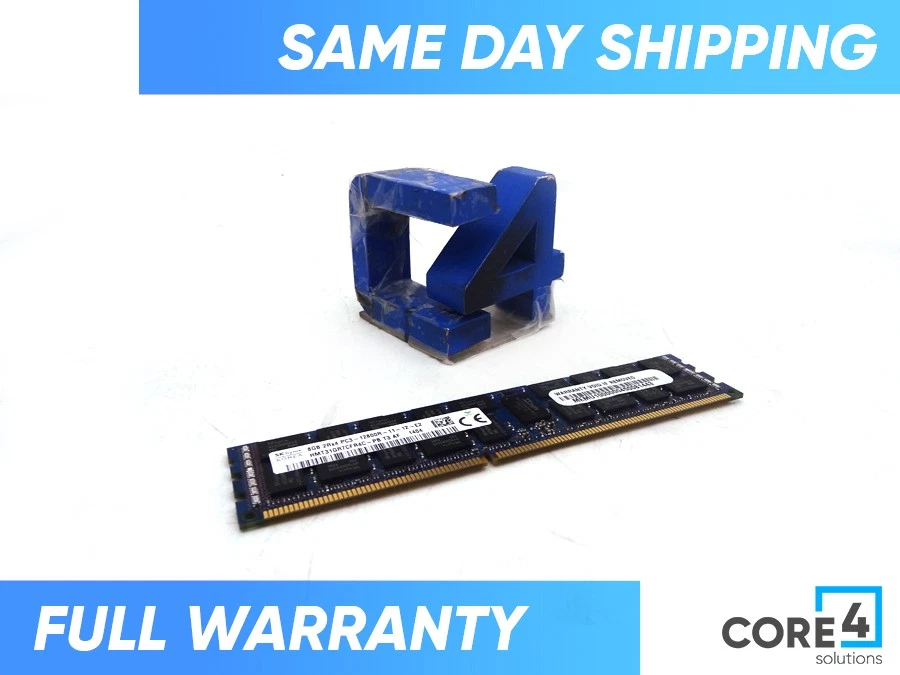 DELL HMT31GR7CFR4C-PB Hynix Array 8gb 2rx4 Pc3-12800 Reg - Image 1 of 1