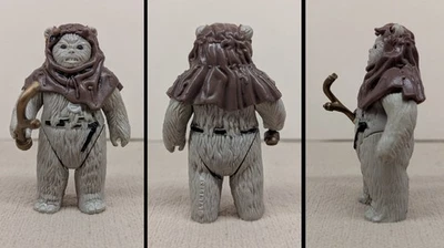 Figura de acción Kenner Star Wars Ewok Chief Chirpa (con capucha) de colección LFL 1983  Foto 1 de 4