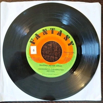 CCR Someday Never Comes / Tearin' Up The Country  45rpm Fantasy 676  VG - Image 1 of 4