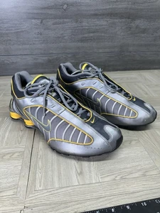 Nike Shox Turbo Grey Running Shoes 316714-002 Men 13 Y2K 2007 Livestrong Colorwy - Picture 1 of 24