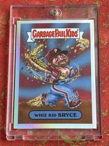 2025 Bowman Chrome Whiz Kid Bryce Harper Garbage Pail Kids #BGP-32 SSP Phillies - Picture 1 of 4