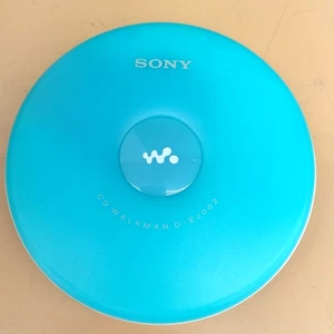 Reproductor de CD portátil Sony D-EJ002 Walkman azul probado usado JP - Imagen 1 de 10