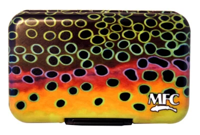 MONTANA FLY COMPANY MFC MADDOX'S YELLOWSTONE CUTTY POLY FLY BOX W/ SLIT FOAM