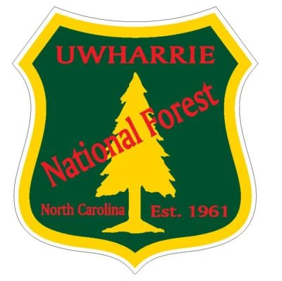 WINTER PARK PRODUCTS Uwharrie National Forest Sticker R3326 North Carolina YOU CHOOSE SIZE