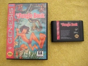 Il libro della giungla (Sega Genesis, 1995) CARRELLO + CUSTODIA + NO manuale - Foto 1 di 5