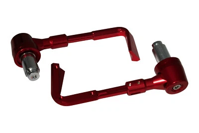 Red brake clutch lever guards for Aprilia RSV4 Factory 2009 2010 2011 2012-17 - Image 1 of 4