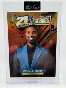 2024 Wild Card Decades Michael B Jordan 1/1 - Picture 1 of 2