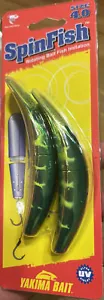 Yakima SpinFish 4.0 *2 PAK) *GREEN GOBLIN* RARE **Lure NEW - Picture 1 of 4