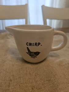 Rae Dunn Magenta Exclusive CHIRP Creamer RARE Collector's Item NEW! - Picture 1 of 6