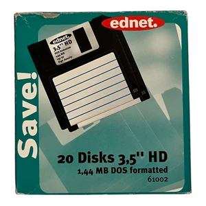 Ednet - 18 dyskietek 3,5" 1,44 MB sformatowane dos - Zdjęcie 1 z 2