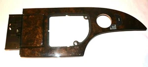 2004 - 05 BMW E60 5 SERIES CENTER CONSOLE TRIM / PANEL POPLAR WOODGRAIN OEM - Picture 1 of 4