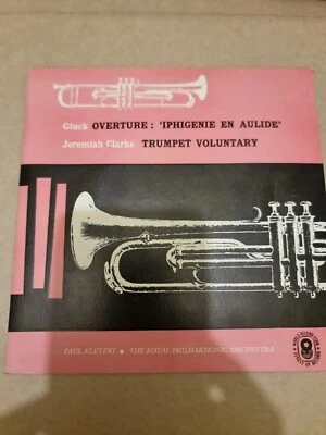 Gluck. Overture. Clarke. Trumpet Voluntary. 7 Inch EP. Record Vinyl. NM  - Image 1 of 4