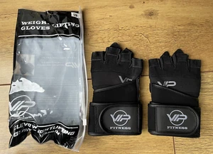 ELEVO Gewichtheben Handschuhe Premium schwarz/grau Gr. S Gym Training Fitness NEU - Bild 1 von 7