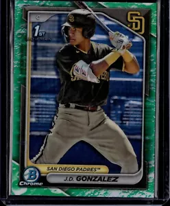 2024 Bowman J.D. Gonzalez 1st Bowman Lunar Glow Refractor #BCP-111 - Picture 1 of 2