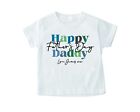 Personalised Happy Fathers Day T Shirt First Fathers Day Fathers Day Gift