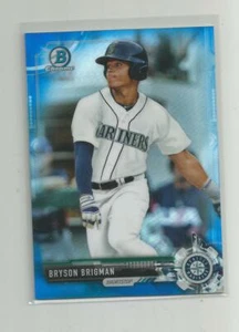 2017 Bowman Chrome BRYSON BRIGMAN Blue Refractor 126/150 - Picture 1 of 1