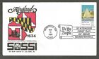 1988 #2342 Maryland Constitution FDC Scouts Baltimore SOSSI Old Glory