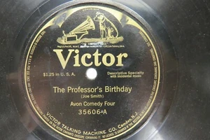 Avon Comedy Four - VICTOR 35606 - The Professor's Birthday - 12 Inch Disc - Picture 1 of 2