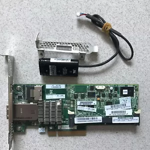 HP Smart Array P222/512MB FBWC 6Gb 2-Ports SAS Controller +Battery 631667-B21 - Picture 1 of 4