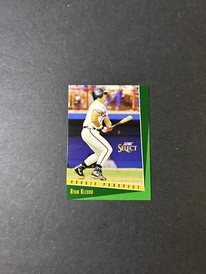 1993 Score Select Ryan Klesko Rookie Card #405 - Atlanta Braves - Image 1 of 2
