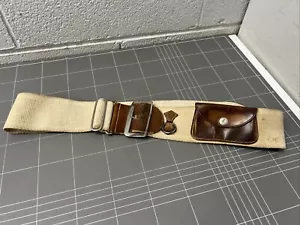 VINTAGE DESPATCH RIDERS BELT WW1 WW2 MILITARY MONEY WAR AIF ANZAC - Picture 1 of 7