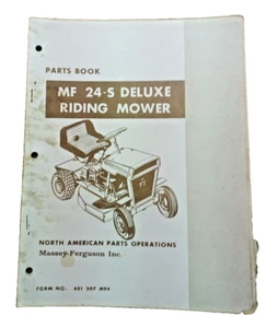 Massey Ferguson MF 24-S Parts Manual - Picture 1 of 2