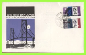 G.B. 1964 Forth Road Bridge ord. u/a neat GPO First Day Cover, South Queensferry - Picture 1 of 1