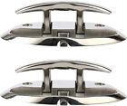 Amarine Made 2Pcs 7-1/2" Stainless Steel Flip-up Boat Cleat For Deck Boat Marine