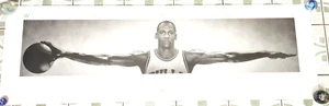 Michael Jordan Vintage Nike Wings Wingspan OG Poster - 24" x 72" - Picture 1 of 9