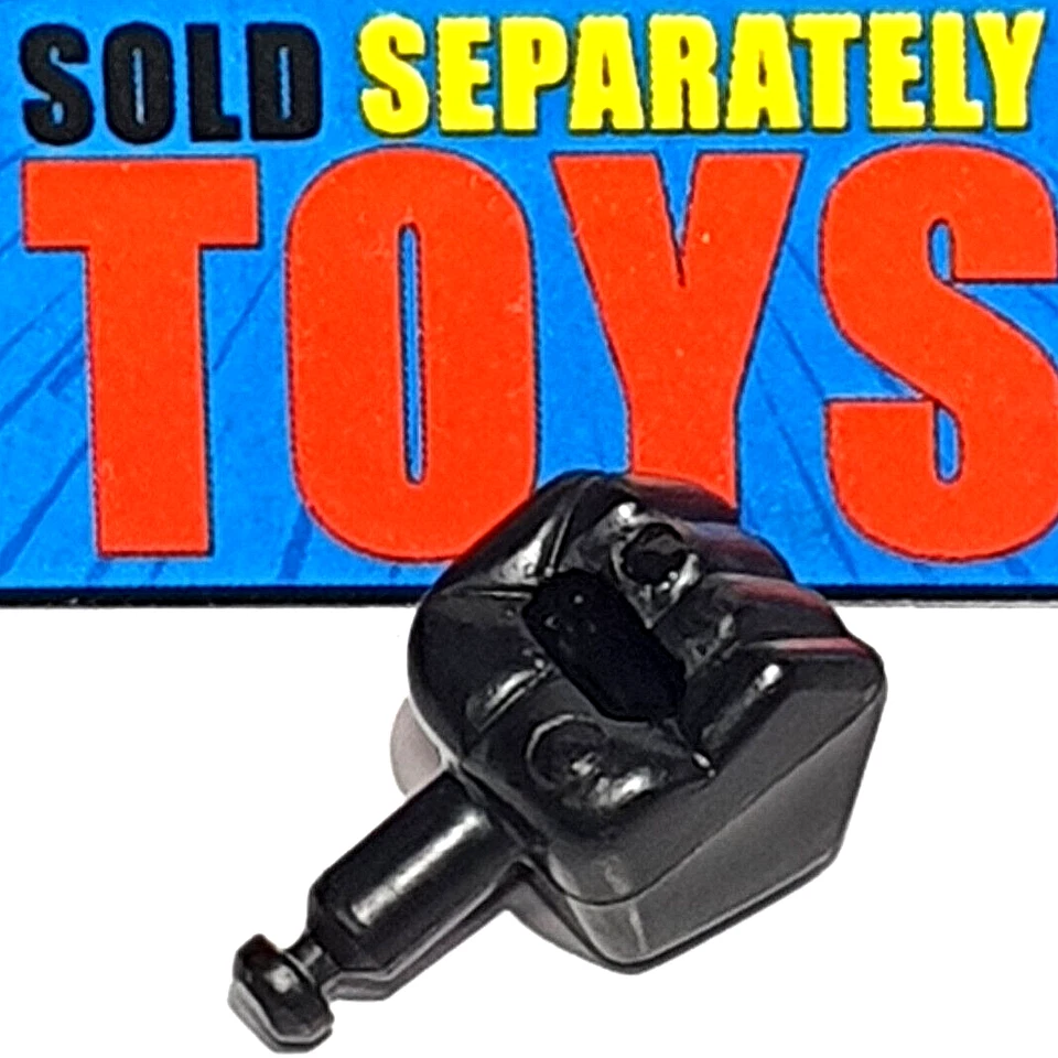 Vtg Transformers G1 Trailbreaker LEFT FIST with hole hand black body part weapon - Image 1 of 4