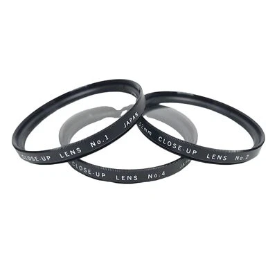 Vivitar 52mm Close Up Lens Set 1 2 4 Storage Case Japan - Image 1 of 4