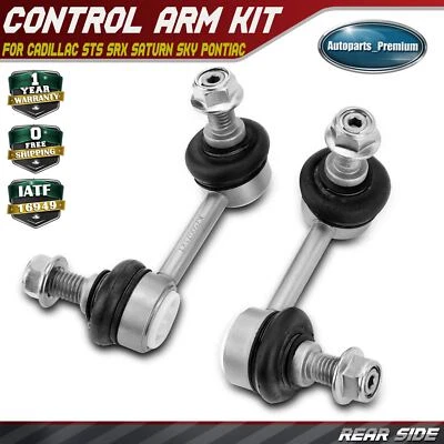 Barra estabilizadora de suspensión trasera 2 piezas para Cadillac STS SRX Saturn Sky Pontiac Foto 1 de 4