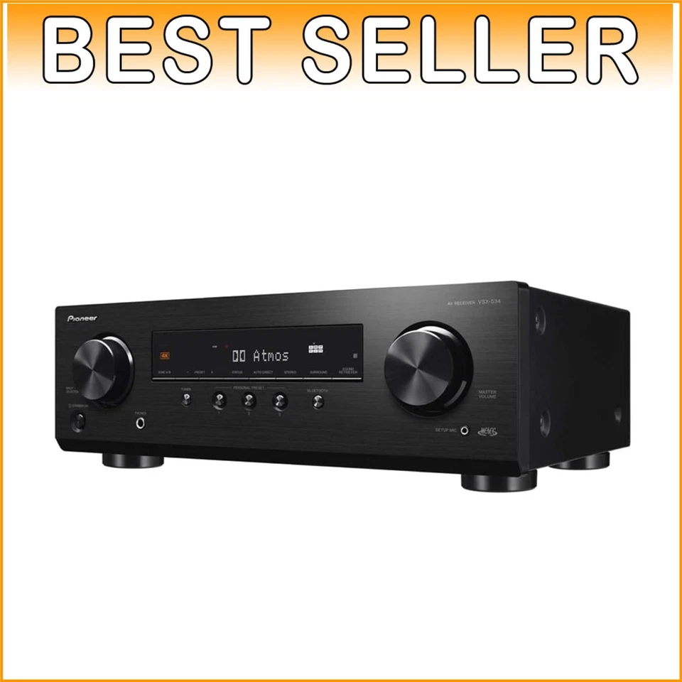 Ultra HD Smart AV Receiver 5.2-Ch - Dolby Atmos, Bluetooth & Personalized Audio - Image 1 of 4