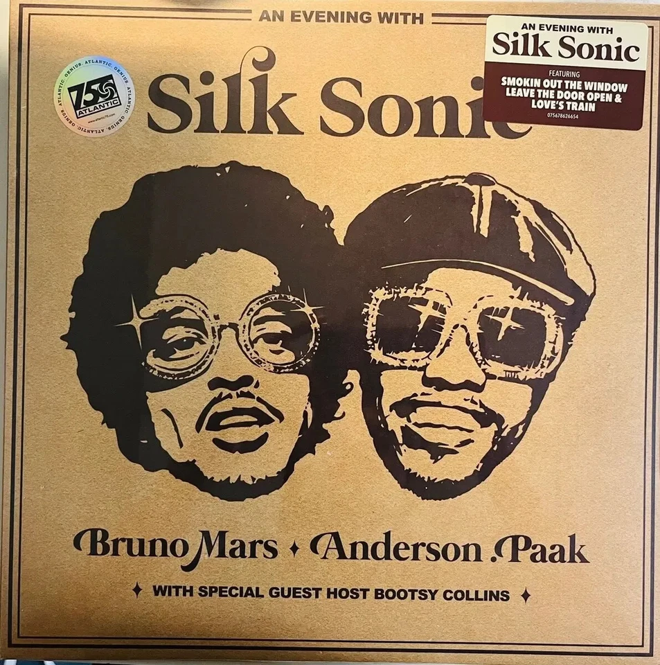 Silk Sonic ‎– An Evening With Silk Sonic LP Vinyl Album NEW RECORD Bruno Mars - Image 1 of 1