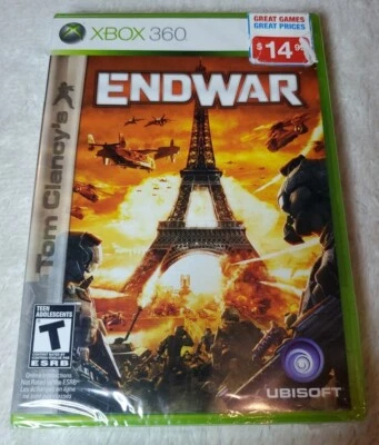 NEW SEALED Tom Clancy's EndWar (2008) Xbox 360 COMPLETE CIB w/ MANUAL - Image 1 of 4