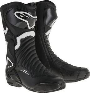 New Alpinestars Stella SMX S-MX 6 V2 (12) Ladies Black / White Boots - White - Picture 1 of 1