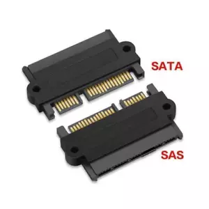 1x SFF-8482 SAS To SATA 22 Pin Angle 180 DegreeHard Disk Converter Adapter USA - Picture 1 of 9