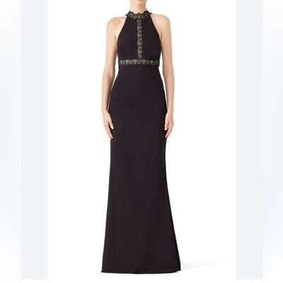 White House Black Market NWT formal black lace dress Size 8 - Image 1 of 4