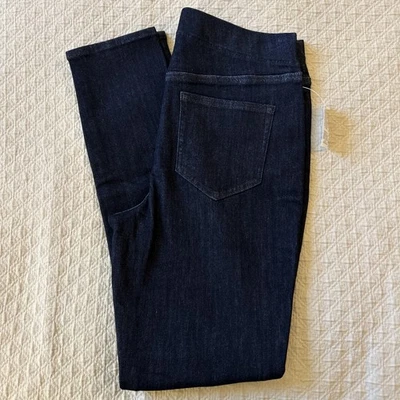 Land’s End Jeggings Mujer Talla 10 Tiro Semi Alto Pull On Lavado Oscuro Elastizado Foto 1 de 4