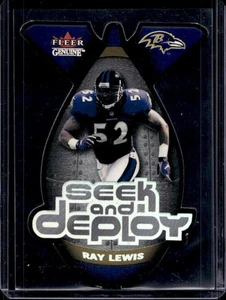 2001 Fleer Genuine Ray Lewis Seek and Deploy #14 SD Ravens - Picture 1 of 2